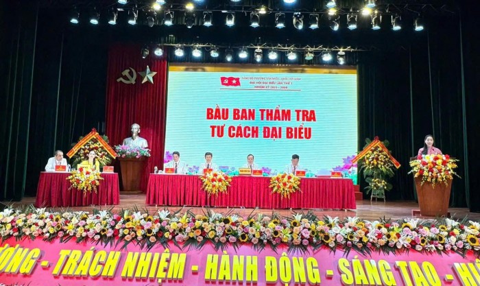 CHÚC MỪNG ĐẠI HỘI ĐẢNG BỘ PHƯỜNG VĂN MIẾU - QUỐC TỬ GIÁM LẦN THỨ NHẤT NHIỆM KỲ 2025-2030 THÀNH CÔNG RỰC RỠ