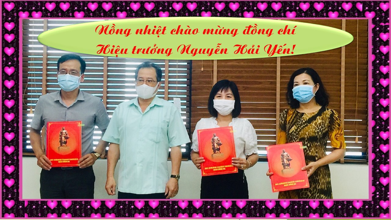 Ngày 01/09/2021 Trường THCS Huy Văn Chào đón tân Hiệu trưởng Nguyễn Thị Hải Yến và triển khai công tác năm học mới 2021 - 2022