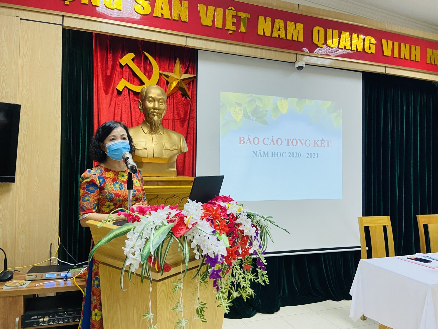 Trường THCS Huy Văn tổ chức Hội nghị Cán bộ, Viên chức  năm học 2021 - 2022