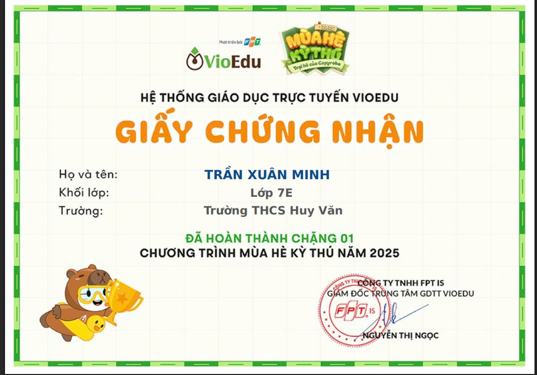 TUYÊN DƯƠNG HỌC SINH CÓ HOẠT ĐỘNG HỌC TẬP TRONG HÈ